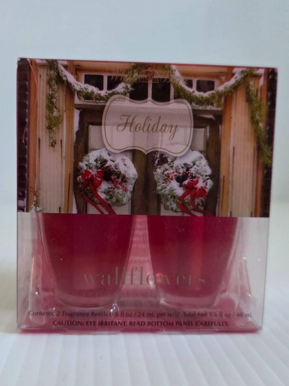 NWT Bath & Body Works, 2-pk Wallflower Refill, Holiday